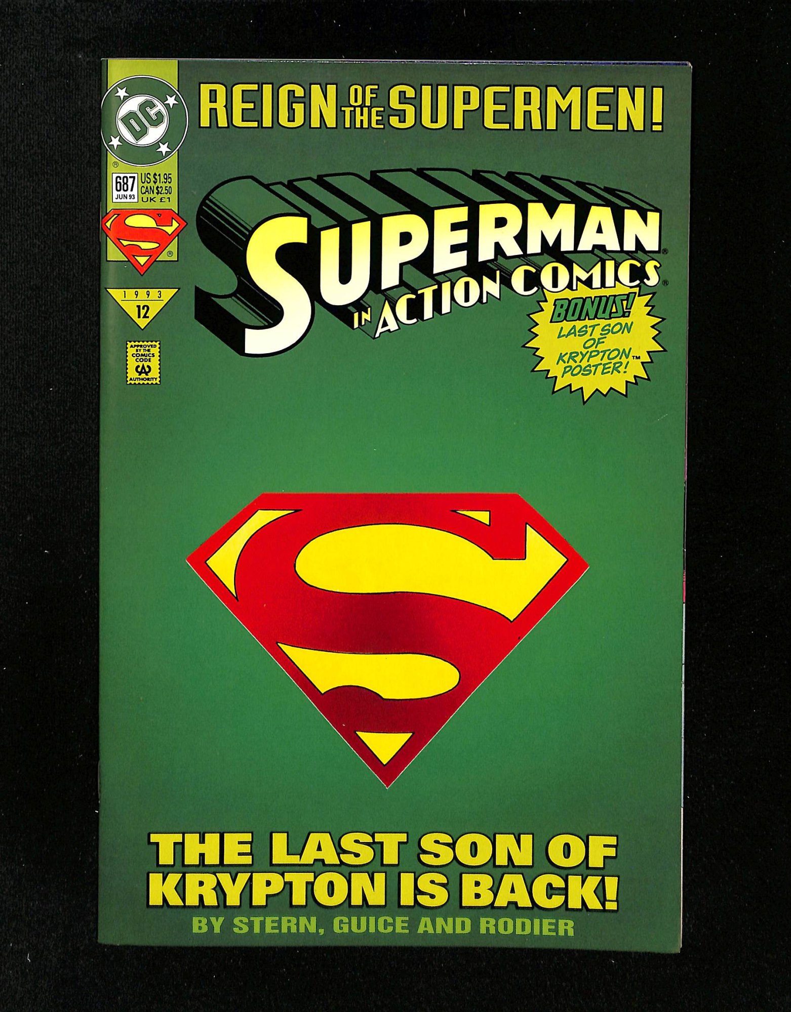 Action Comics #687 Cover C Variant