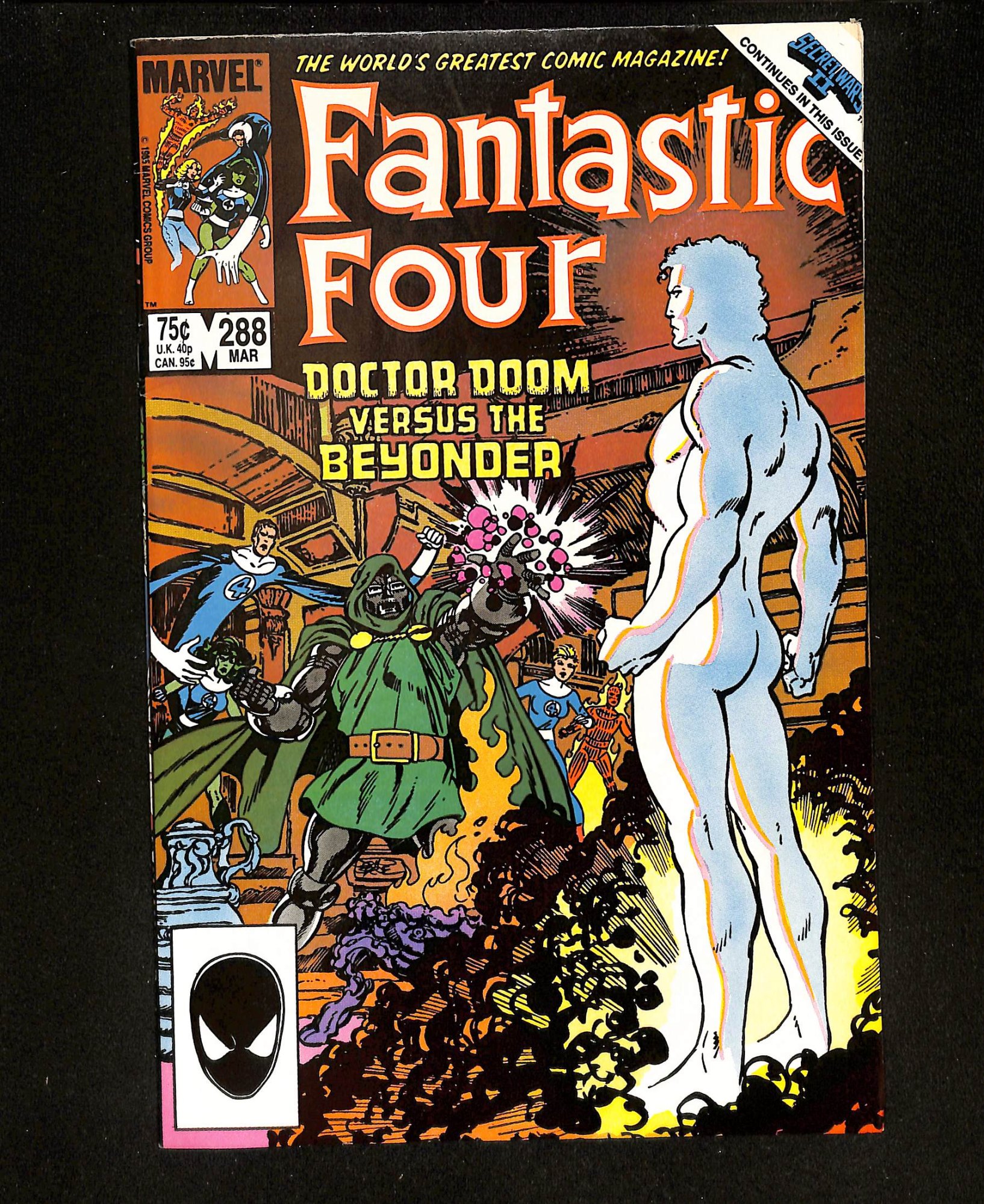 Fantastic Four #288 Dr. Doom Vs. The Beyonder!