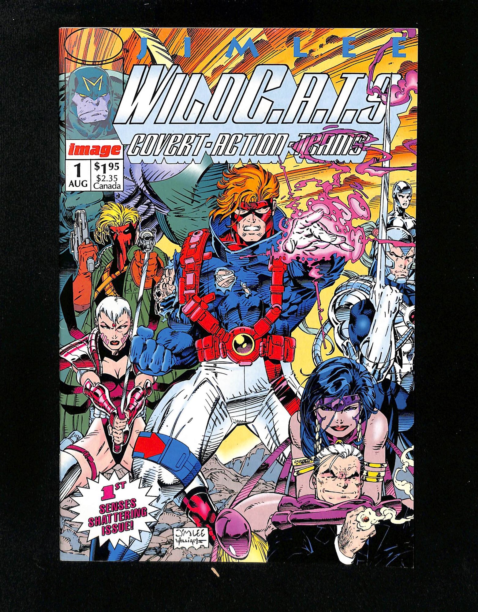 WildC.A.T.S.: Covert Action Teams #1 Jim Lee Cover and Art! 1992!