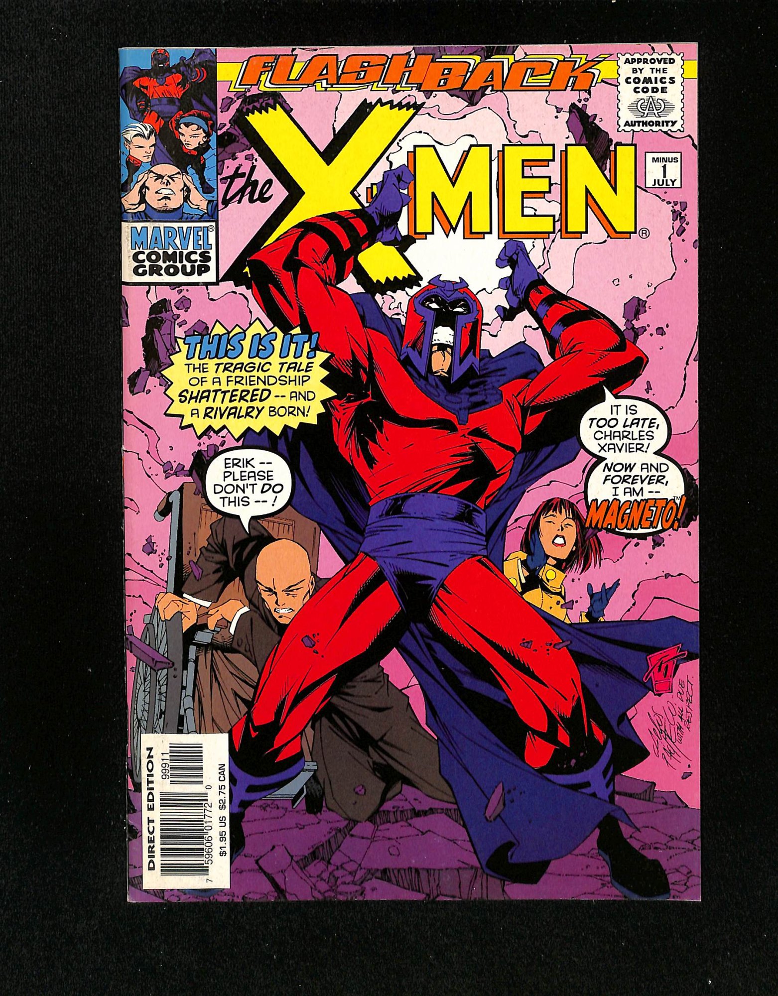 X-Men #-1 Flashback