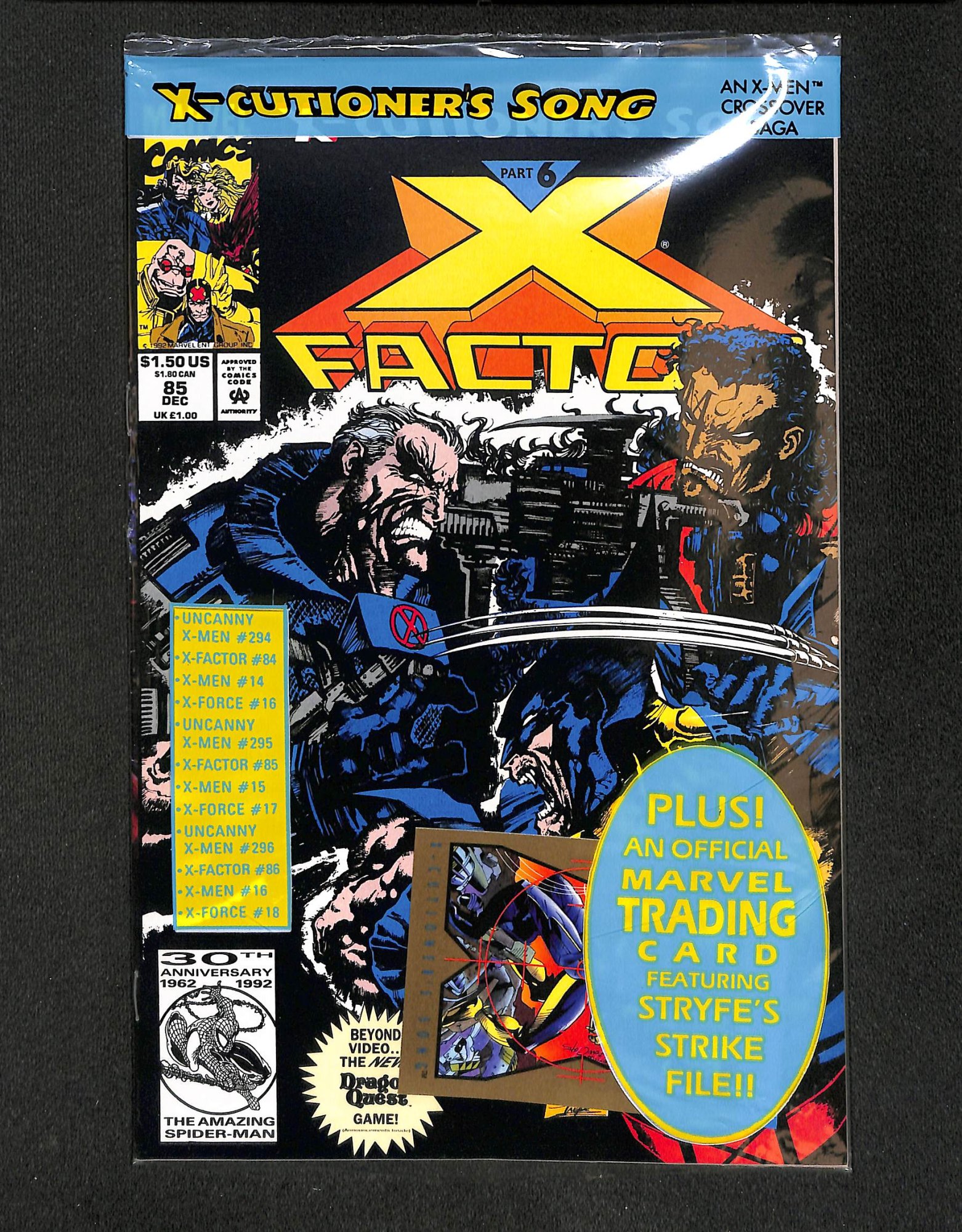 X-Factor #85 Polybagged w/Card
