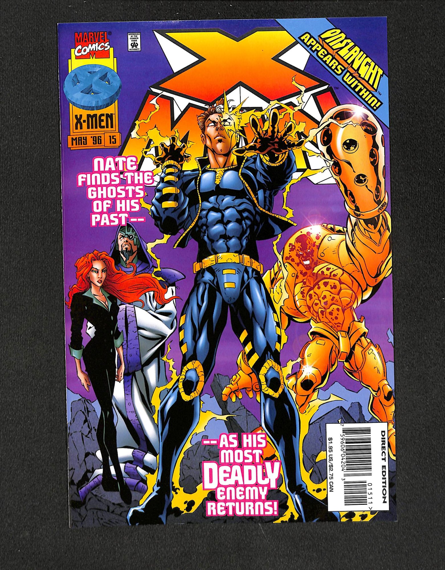 X-Man #15 1st Onslaught Cameo Appearance!