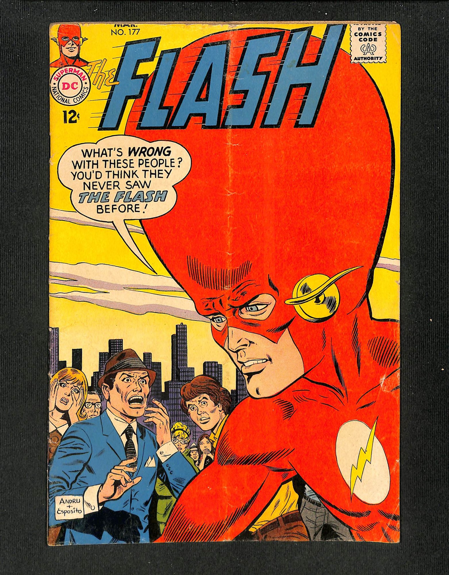 Image: Flash #177 Trickster! Andru/Esposito Cover
