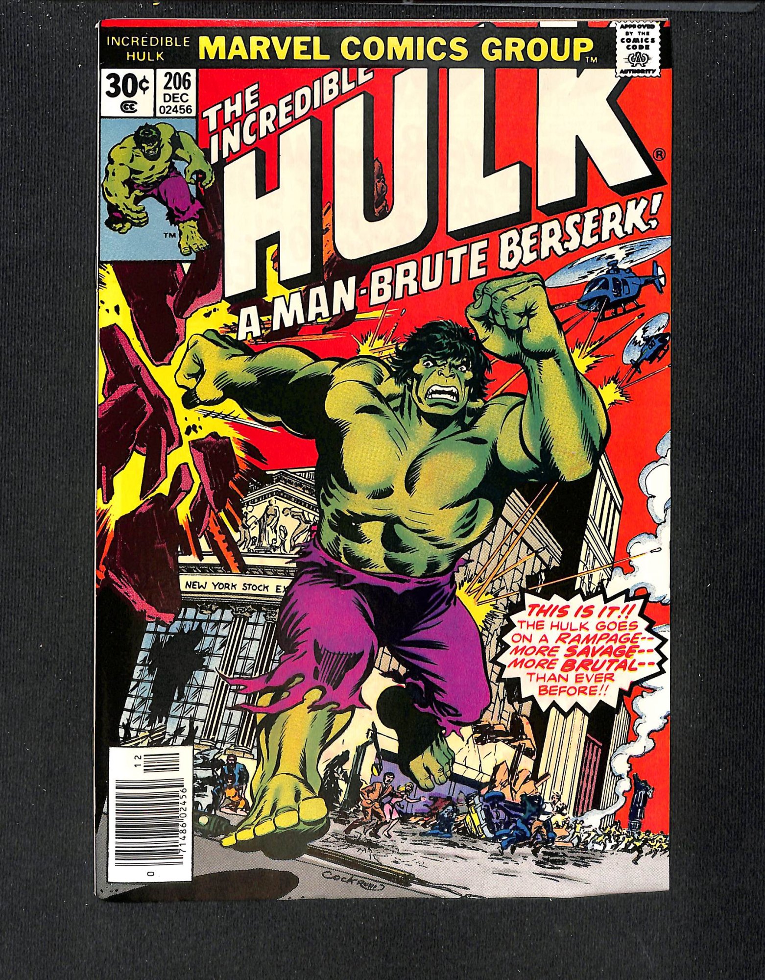 Image: Incredible Hulk #206 Dr. Strange, Valkyrie, Nighthawk, and Red Guardian!