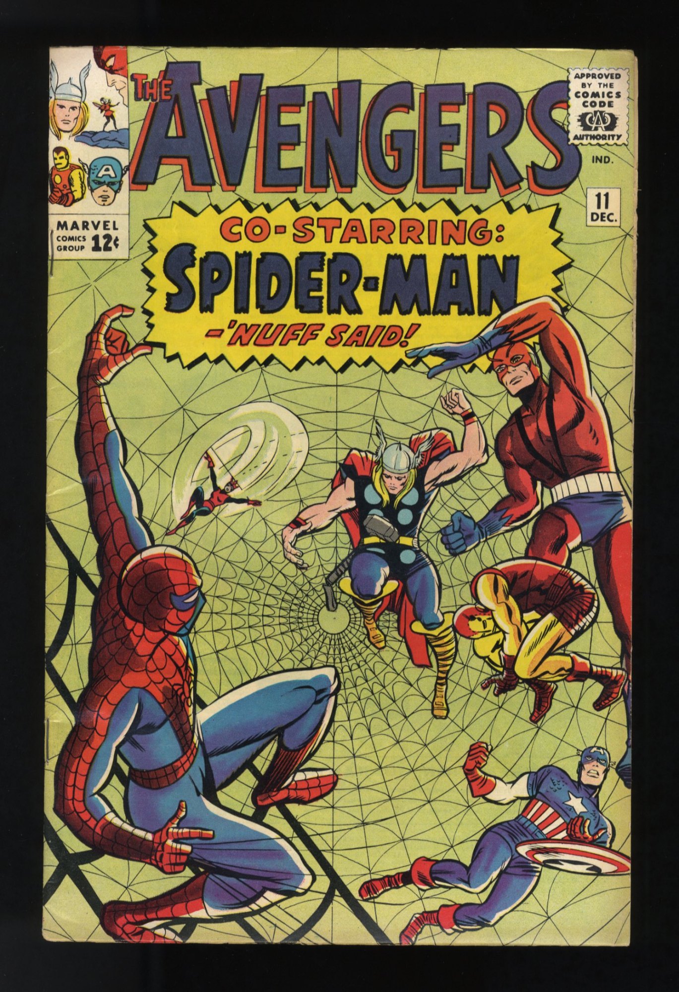 Avengers #11 VF- 7.5 2nd Appearance Kang Spider-Man Crossover!