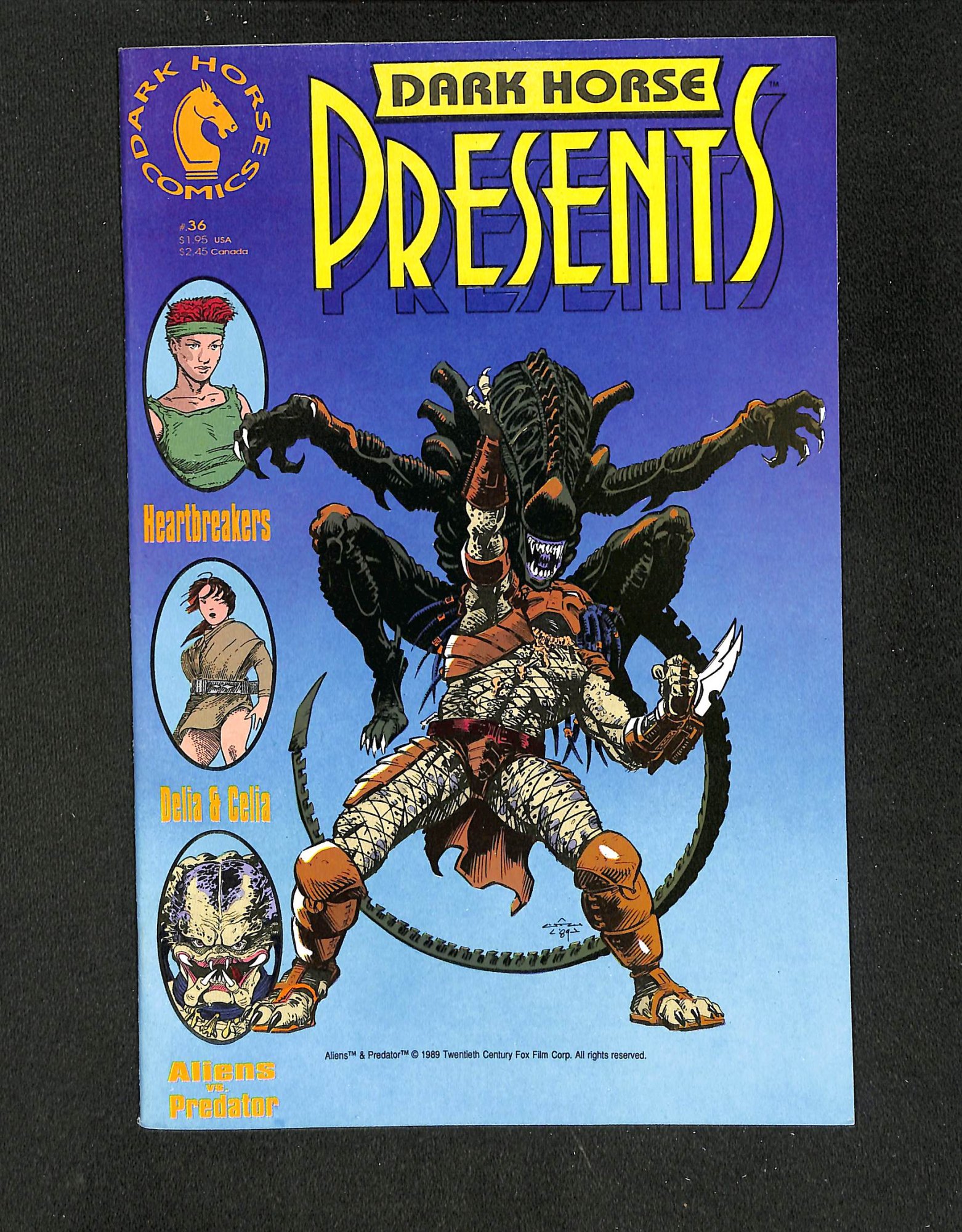 Image: Dark Horse Presents #36 Aliens Predator! Heartbreakers!