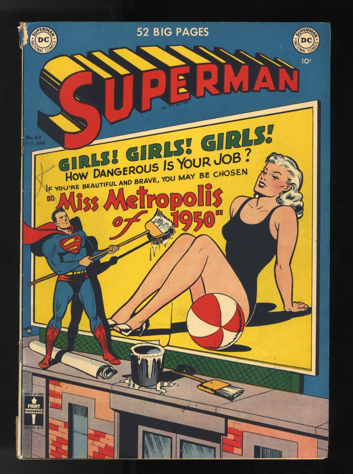 Superman #63 VG/FN 5.0