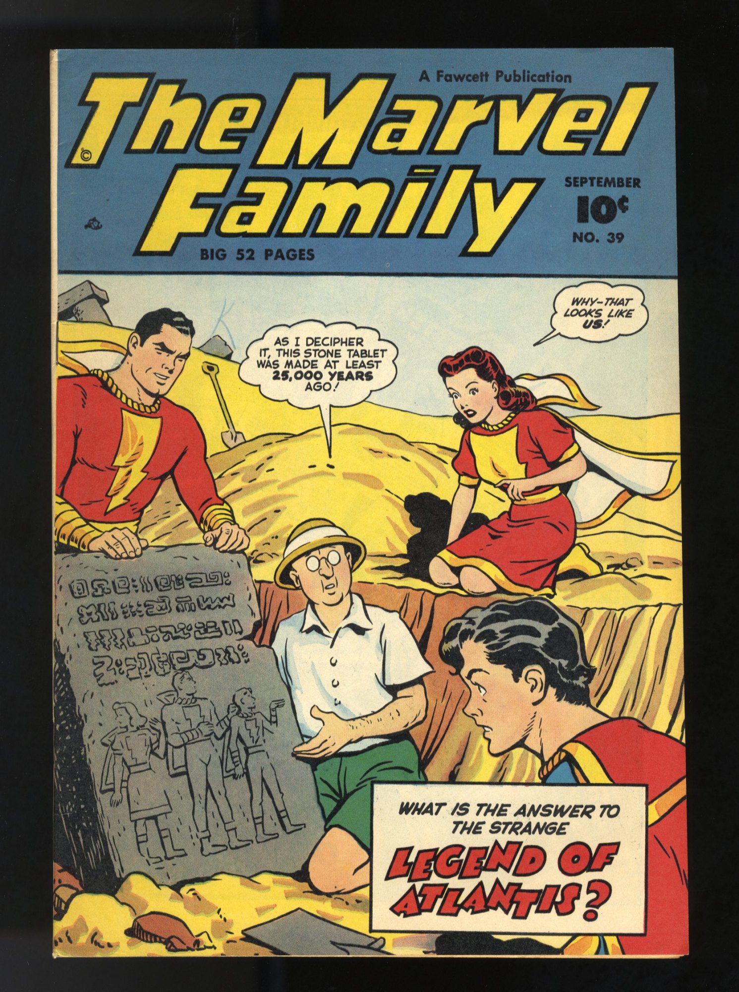 Marvel Family #39 VF+ 8.5 Shazam! Legend of Atlantis!