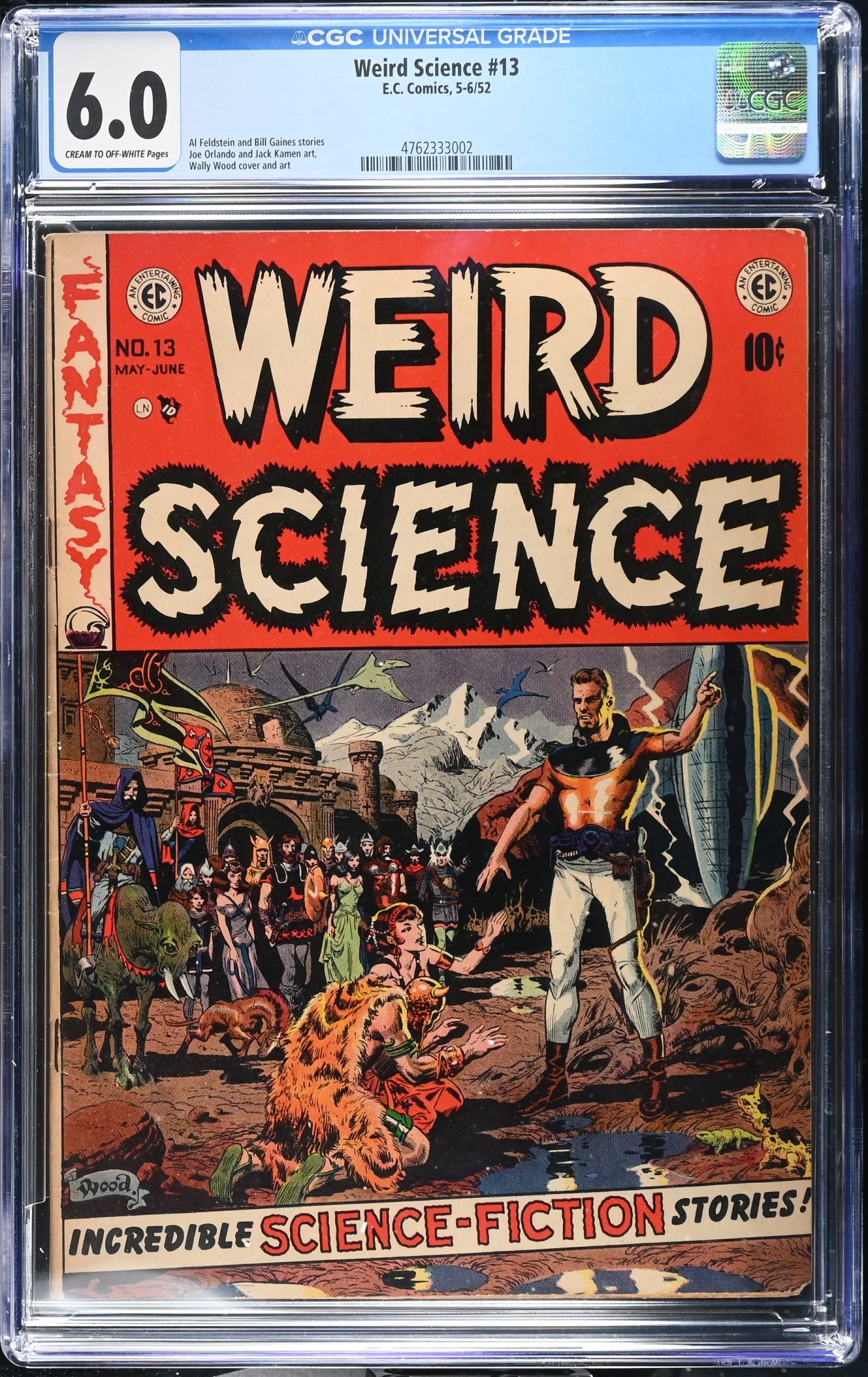 Weird Science #13 CGC FN 6.0 Cream To Off White
