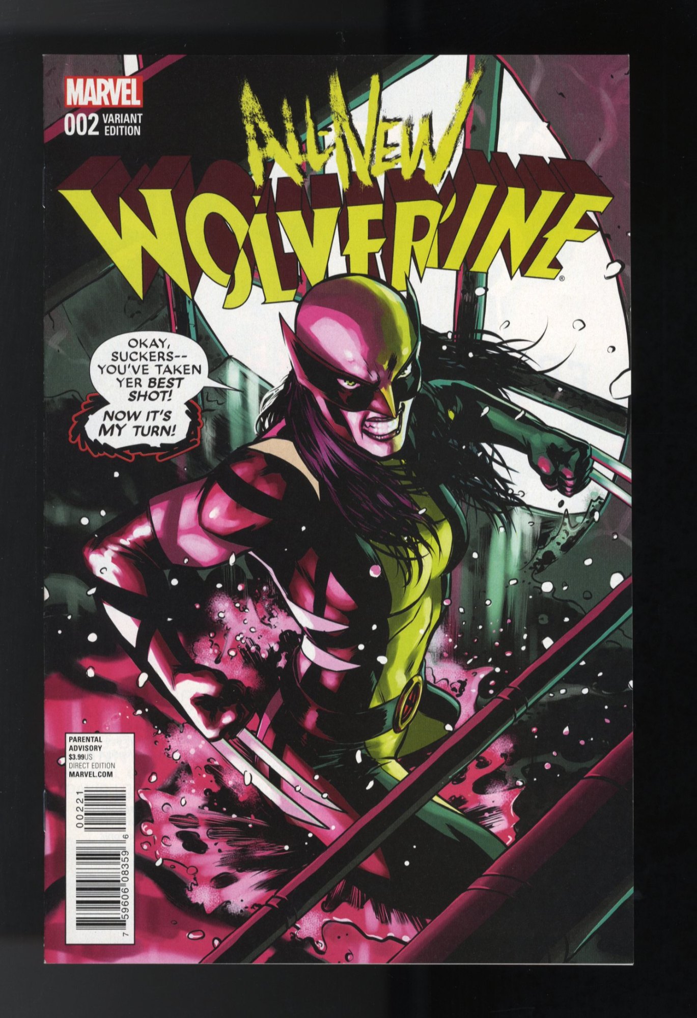 All-New Wolverine #2 NM 9.4 Retailer Incentive Variant
