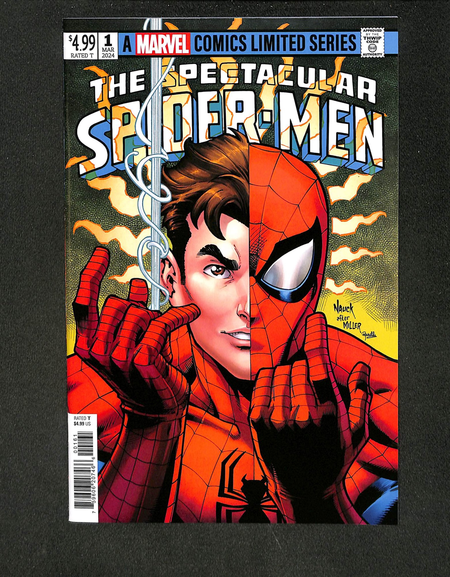 Image: The Spectacular Spider-men (2024) #1 Cover F Variant