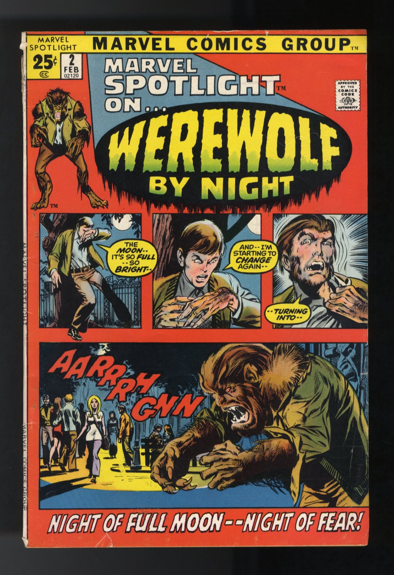 Marvel Spotlight #2 VG/FN 5.0 1st Appearance Werewolf by Night!