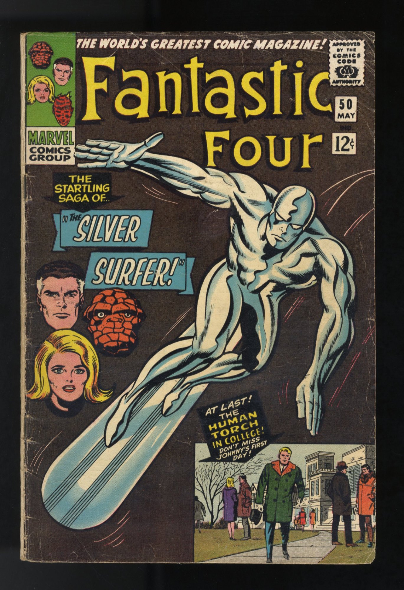 Fantastic Four #50 VG+ 4.5 3rd Appearance Silver Surfer!