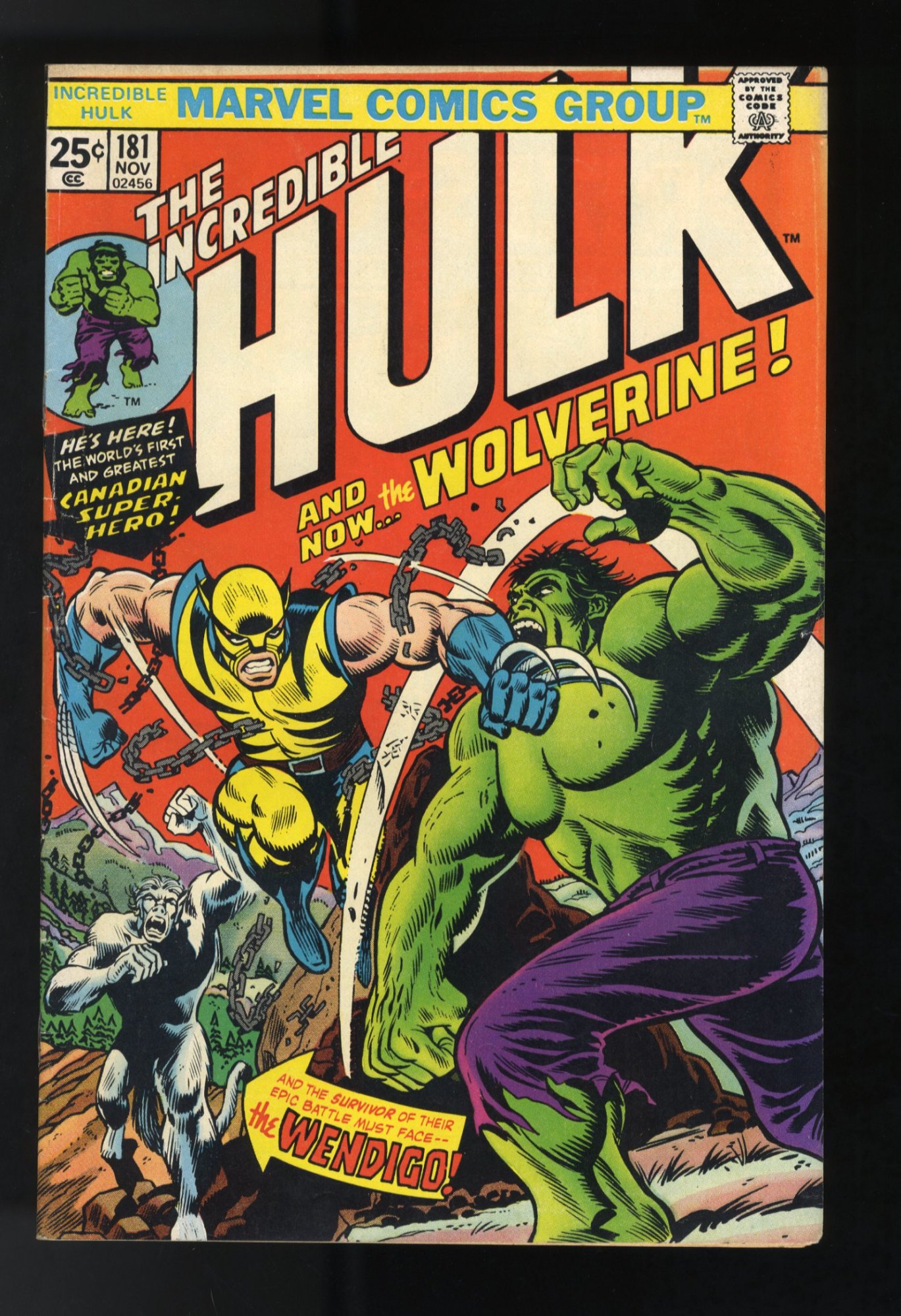 Incredible Hulk #181 FN 6.0 Marvel Value Stamp Intact!