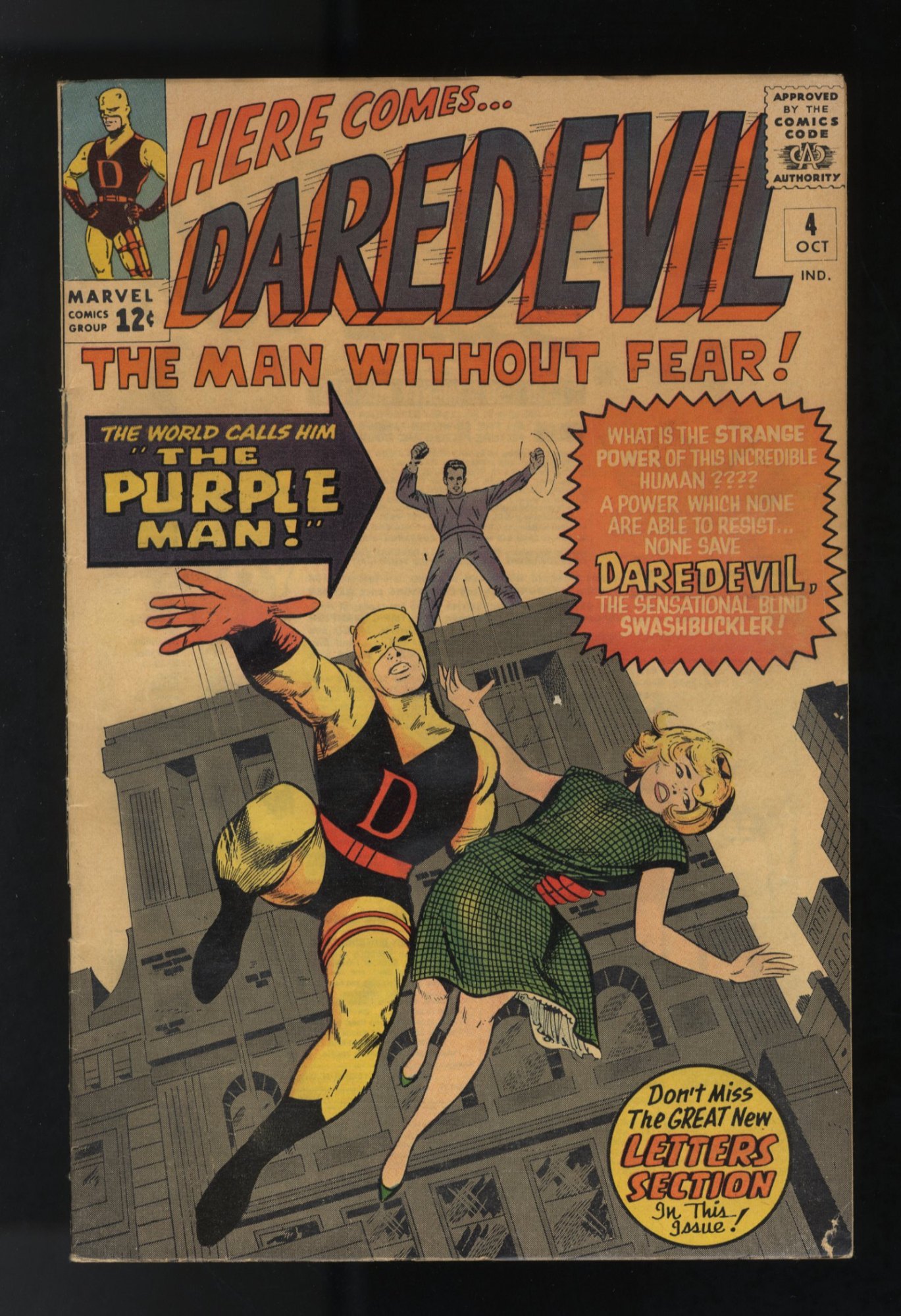 Daredevil #4 FN 6.0 1st Appearance Killgrave, the Purple Man!