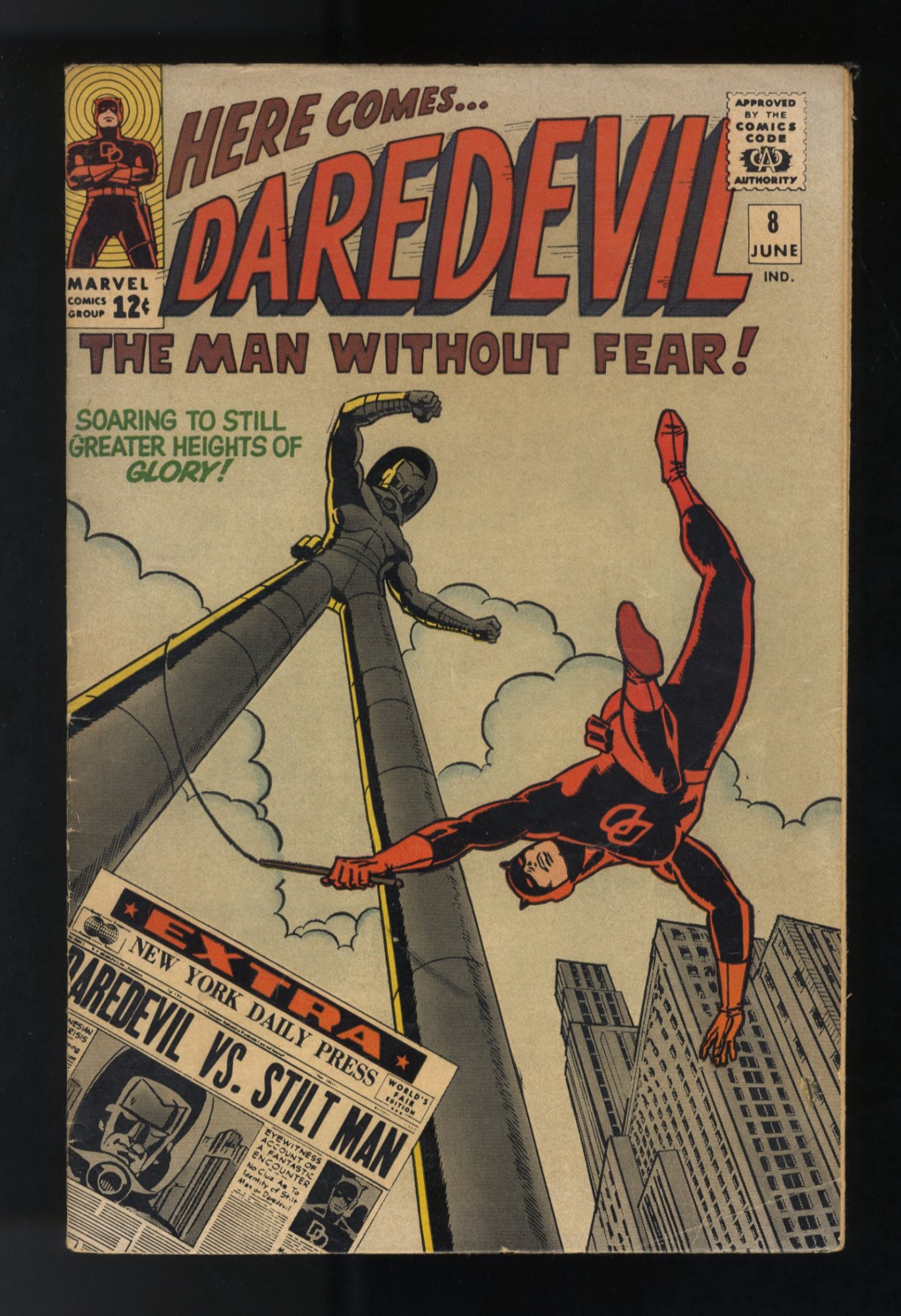 Daredevil #8 FN/VF 7.0 1st Appearance of Stilt-Man!