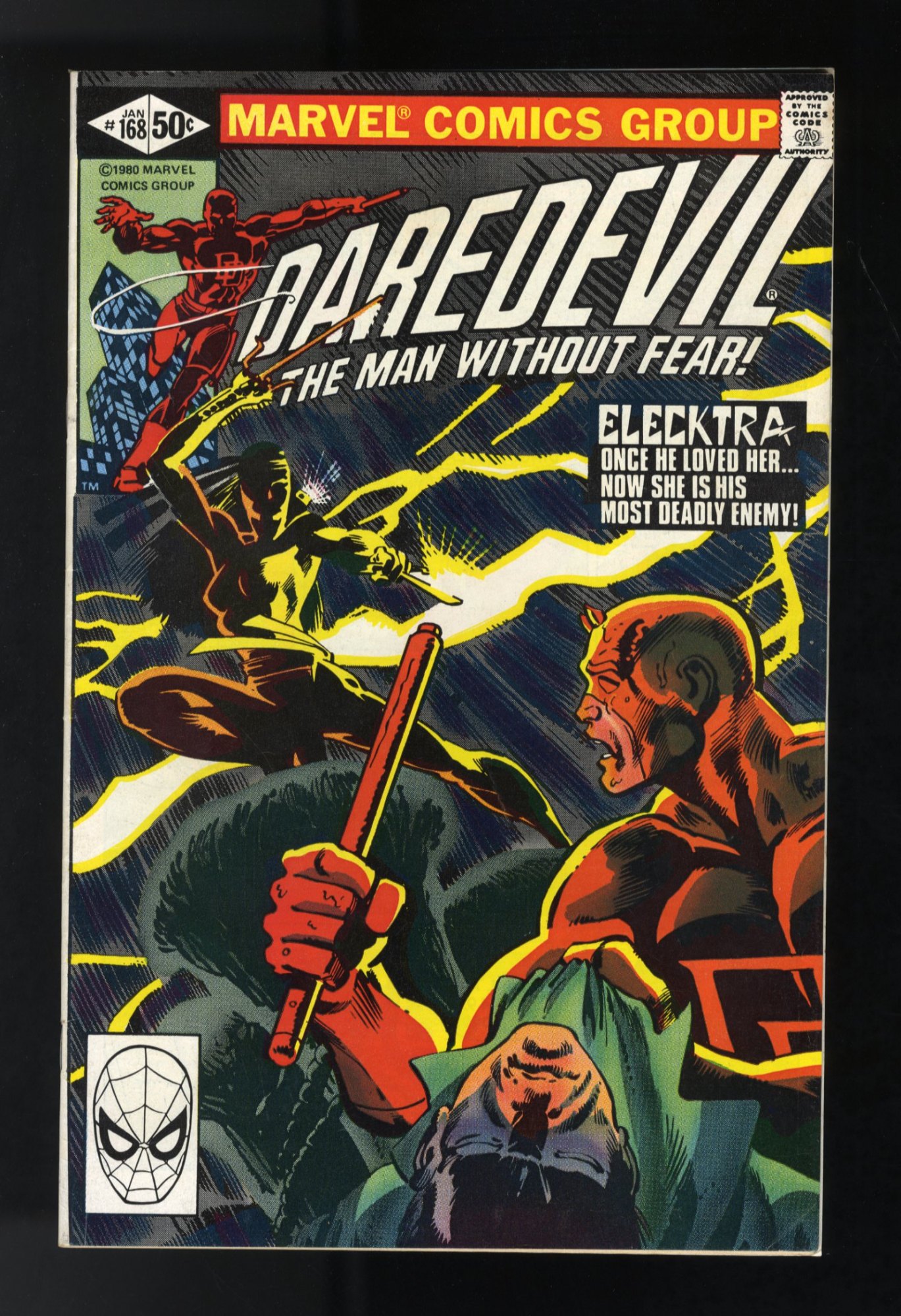 Daredevil #168 VF 8.0 1st Appearance Elektra!