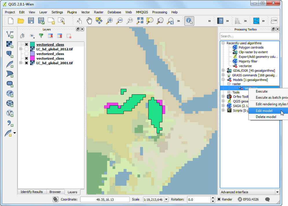 Otomatisasi Workflow Kompleks Menggunakan Processing Modeler Qgis