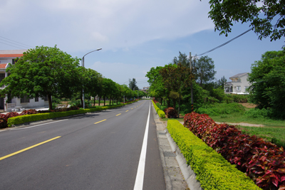 金門島の道路