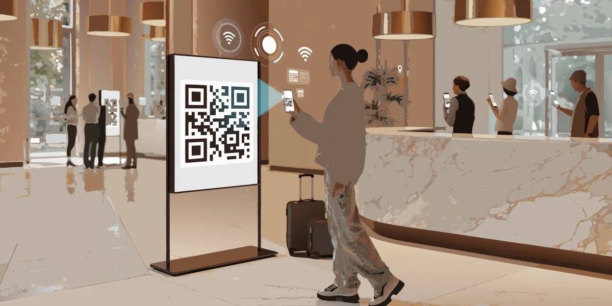 Accommodation Check In with QR Codes | QR Code Developer