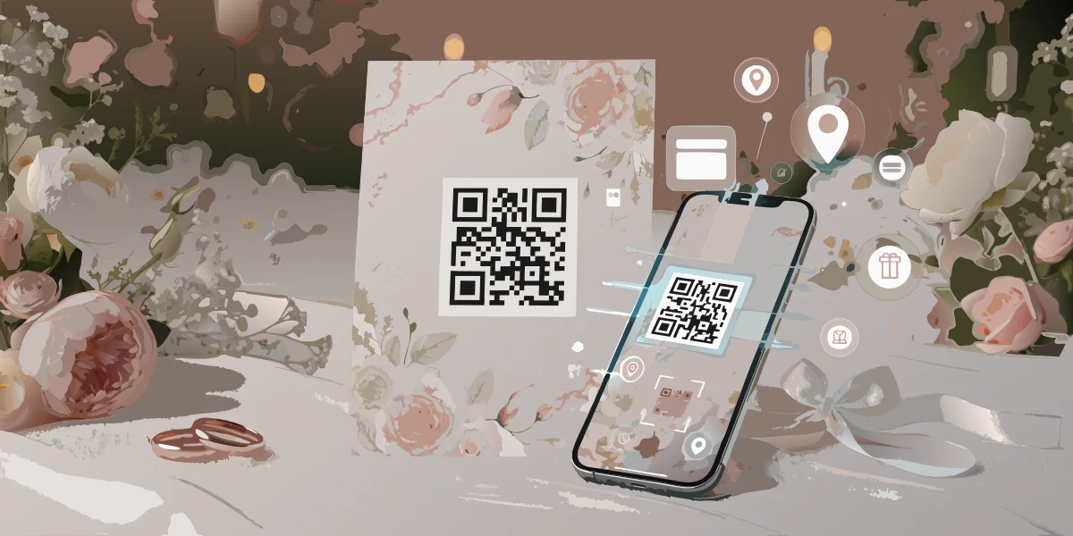 Wedding invitation QR code generator | QR Code Developer