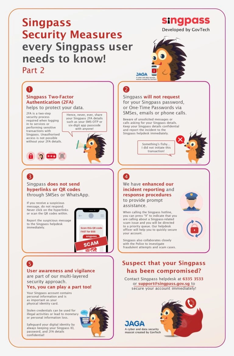 Poster published by GovTech, Singapore