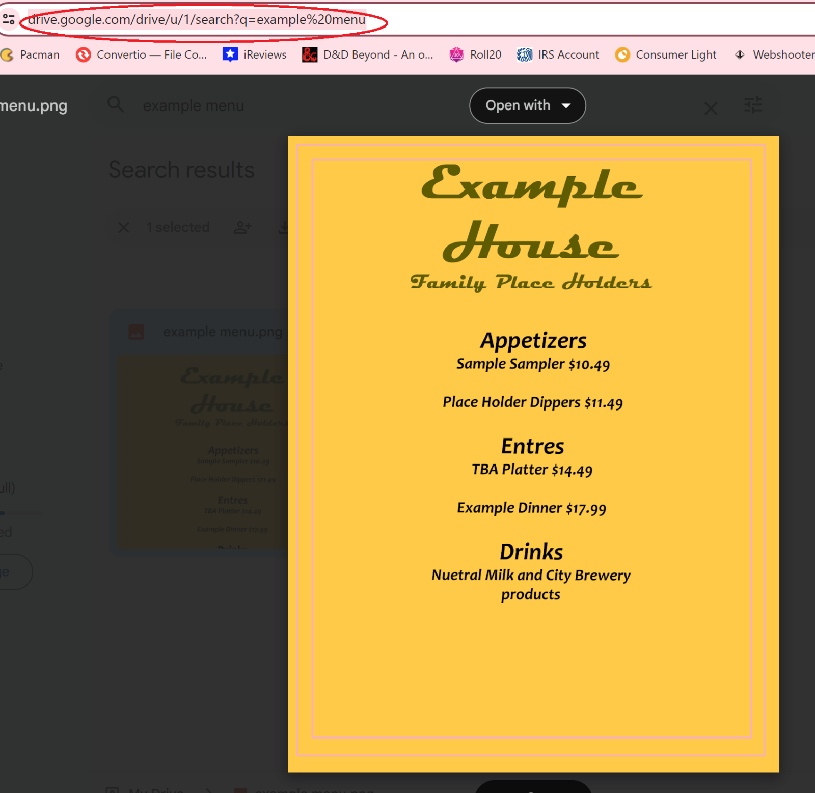 How to create a QR code menu