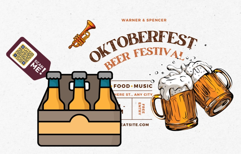 Boost Brand Loyalty with Interactive Packaging - URL QR Code feature illustration for QR Codes For The Beverage Industry