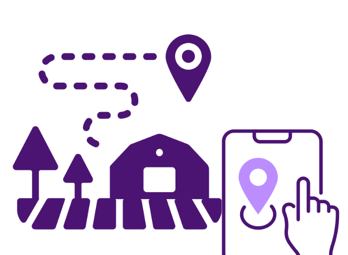 Simplify Campus Tours and Navigation - URL QR Code feature illustration for QR Codes For Educational Institutions