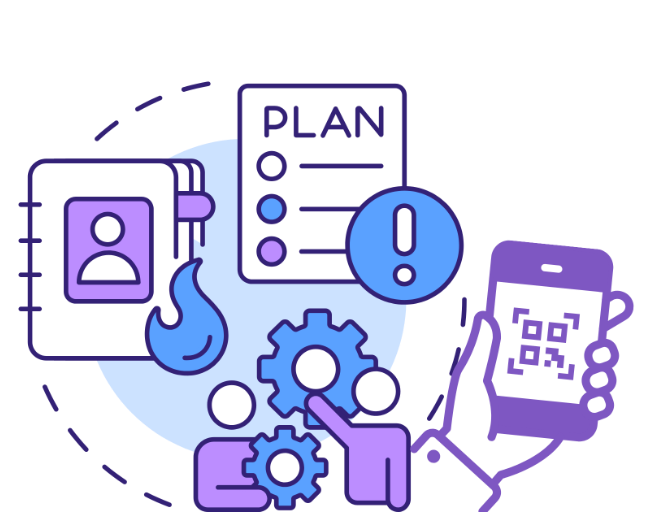Simplify Access to Public Information - URL QR Code feature illustration for QR Codes For Government