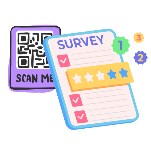 Boost Community Engagement and Feedback - URL QR Code feature illustration for QR Codes For Government