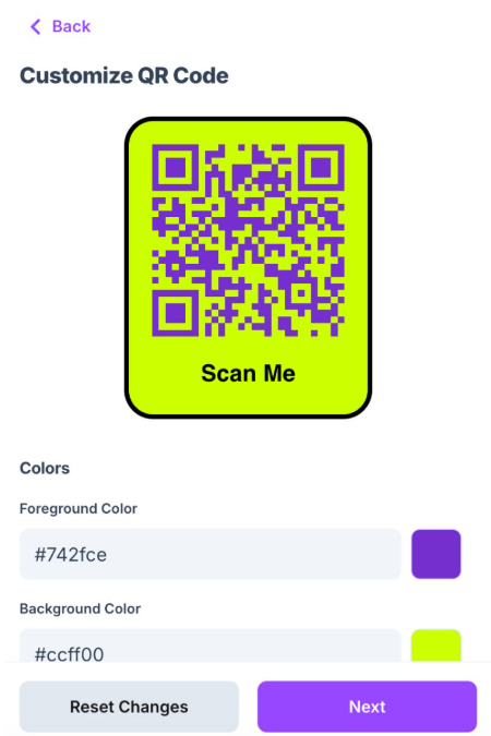 Step 3: Step 3 - Visual guide for creating QR codes