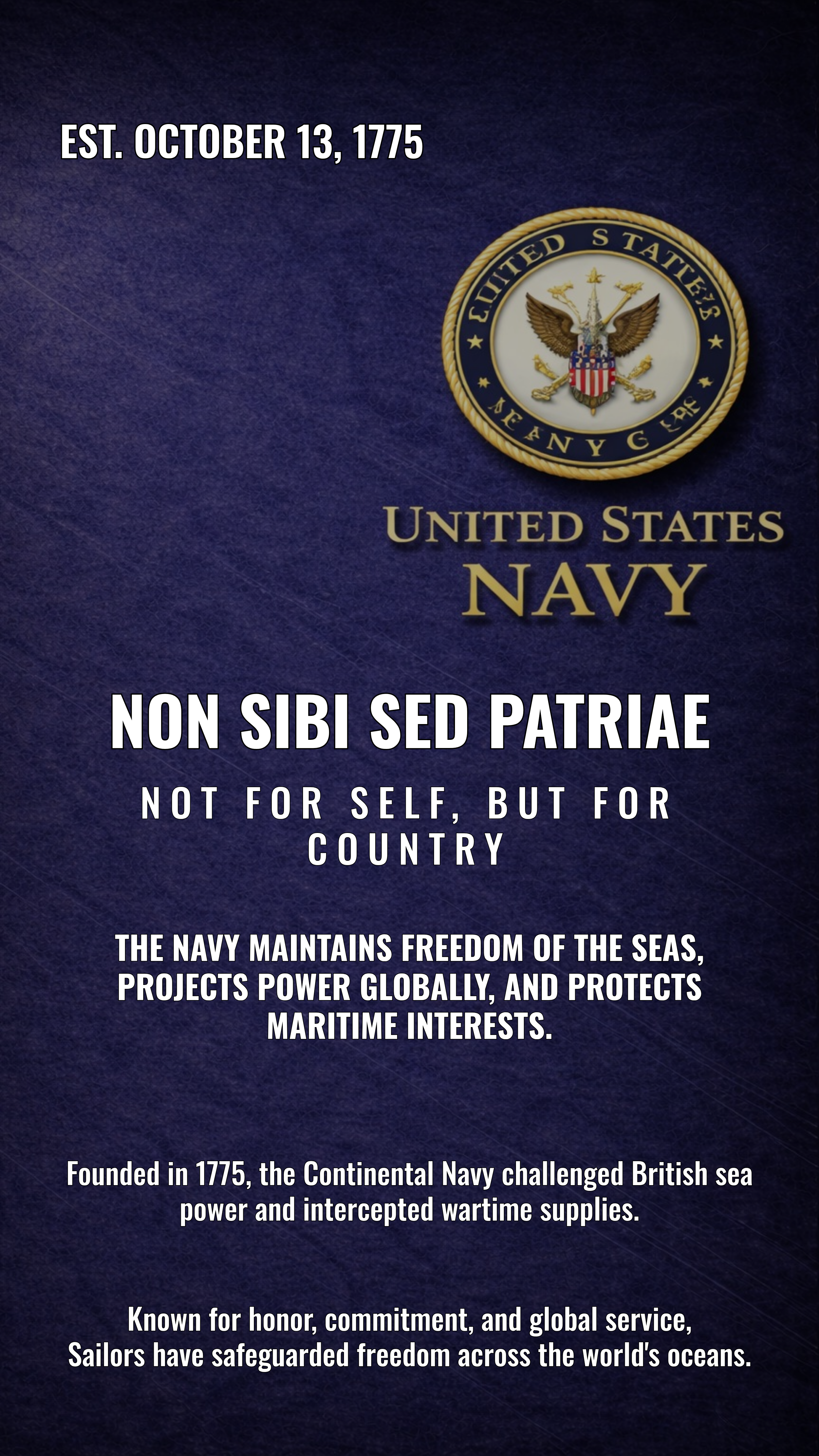 US Navy - USA 250 — digital experience
