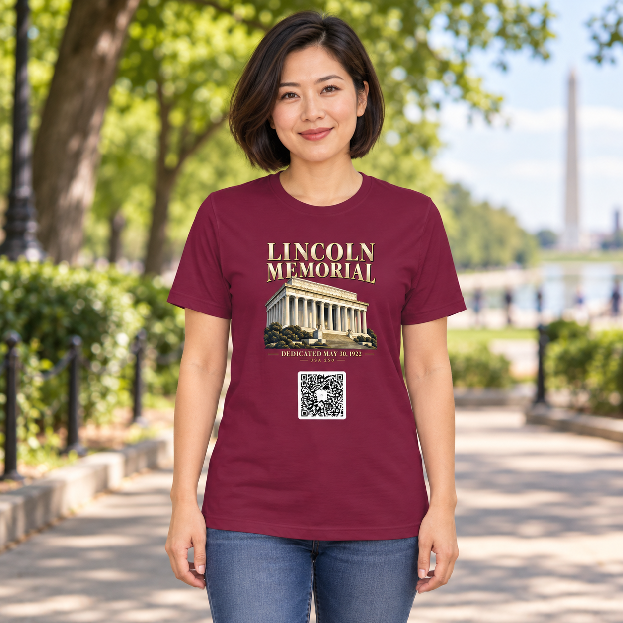 Lincoln Memorial — 1922 Dedication — USA 250
