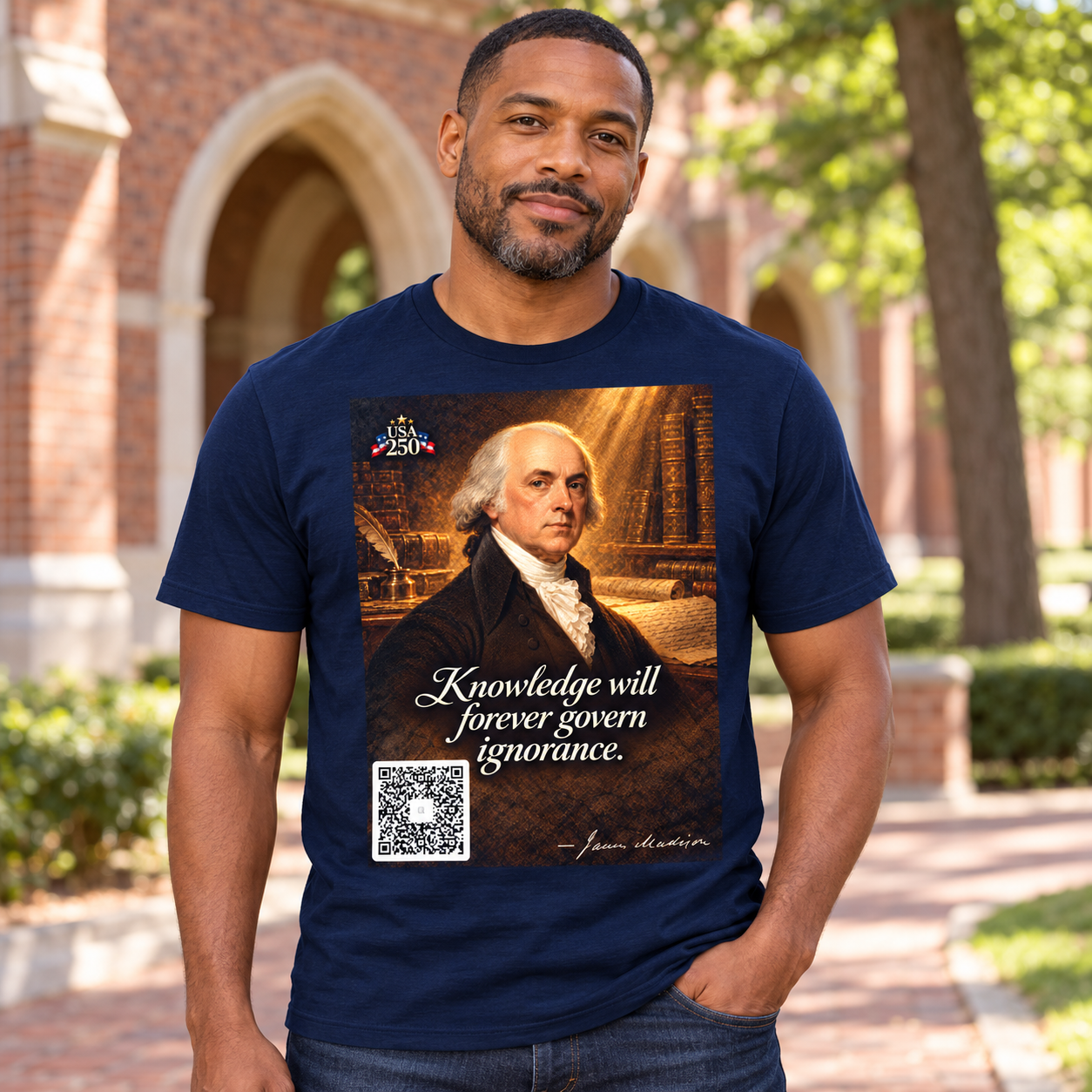 James Madison — Knowledge & Liberty — USA 250 — image 1