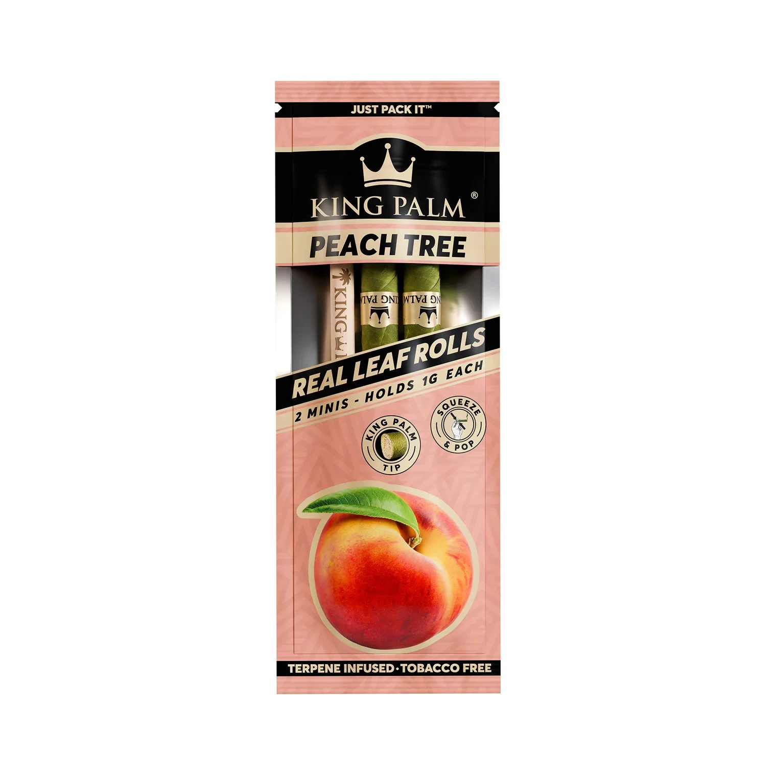 King Palm Mini Size - Peach Tree 2pk