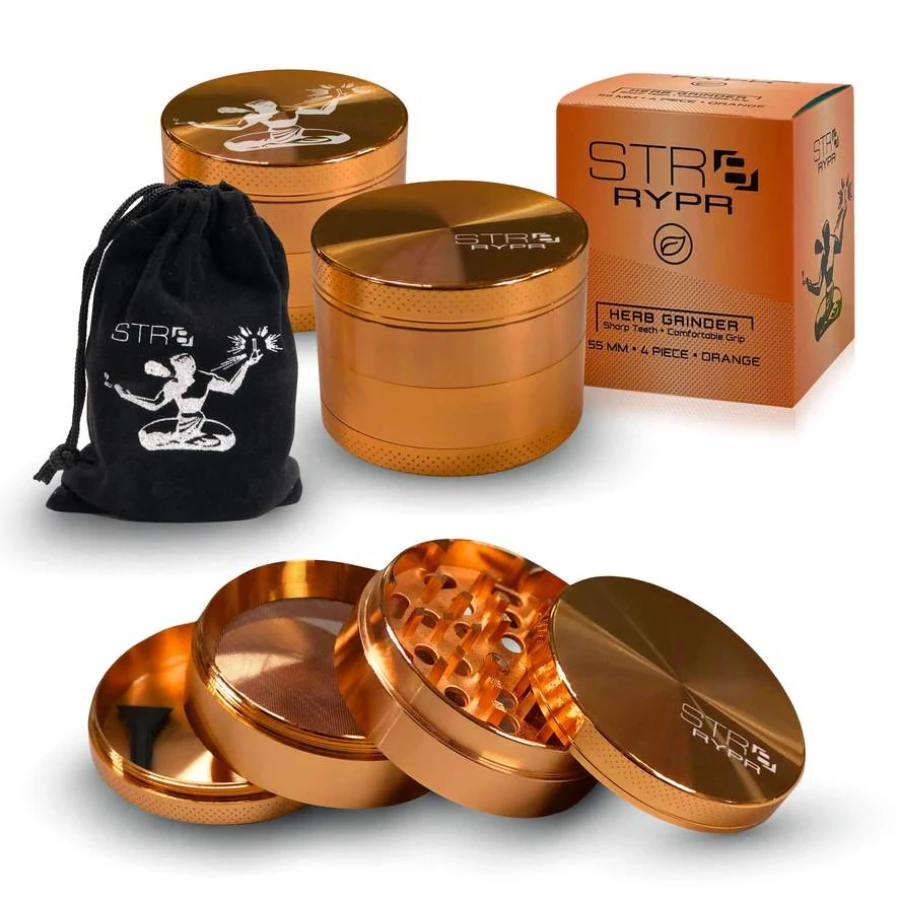 STR8 RYPR Grinder 4pc - Orange