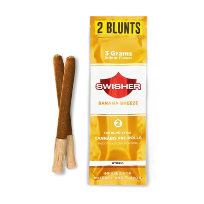 Swisher - Banana Breeze Infused Blunts 2pk 3g