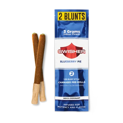 Swisher - Blueberry Pie Infused Blunts 2pk 3g