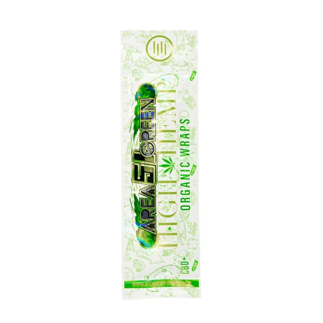 High Hemp Wraps - Area 51 Green Apple