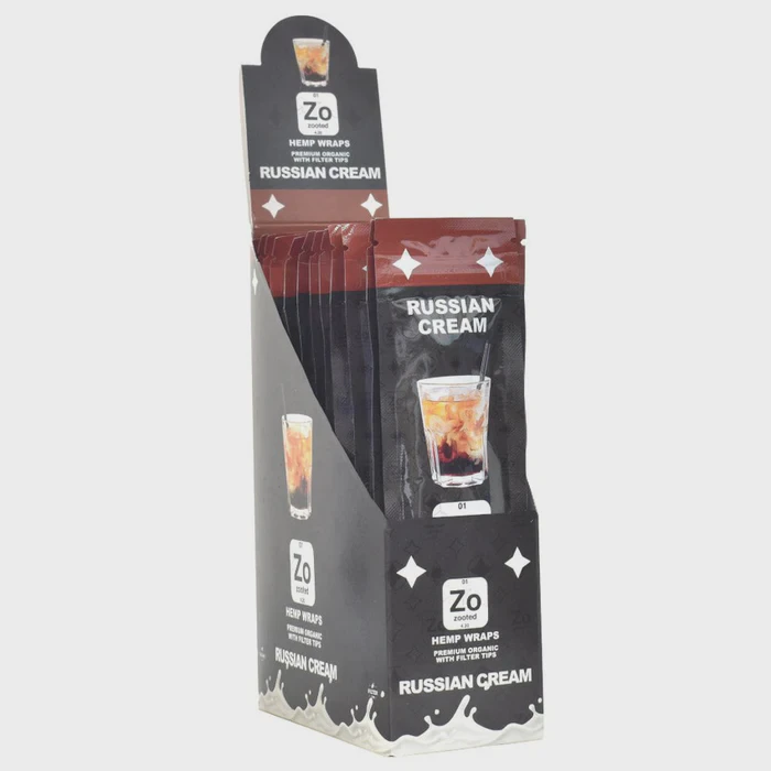 Zooted Hemp Wraps 2pk - Russian Cream