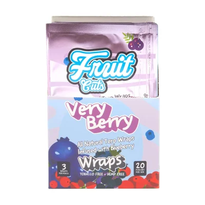 Fruit Cuts Natural Pulp Wraps King Size - Very Berry