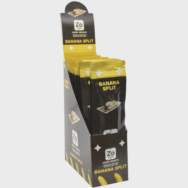 Zooted Hemp Wraps 2pk - Banana Split