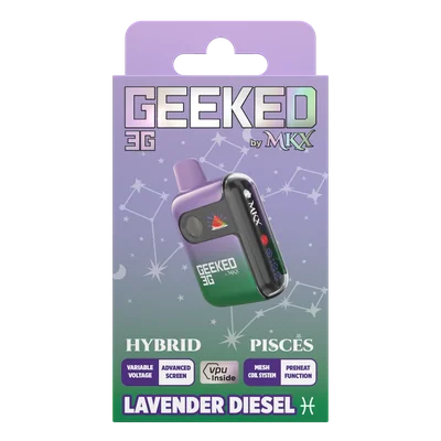 Geeked - Lavender Diesel Disposable 3g