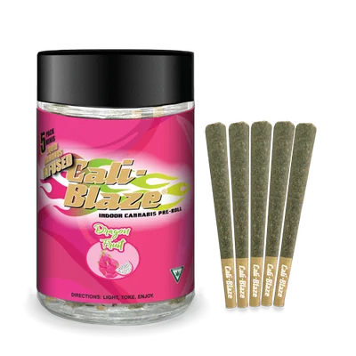 Cali-Blaze - Dragon Fruit Infused Pre-Rolls 5pk 3.5g