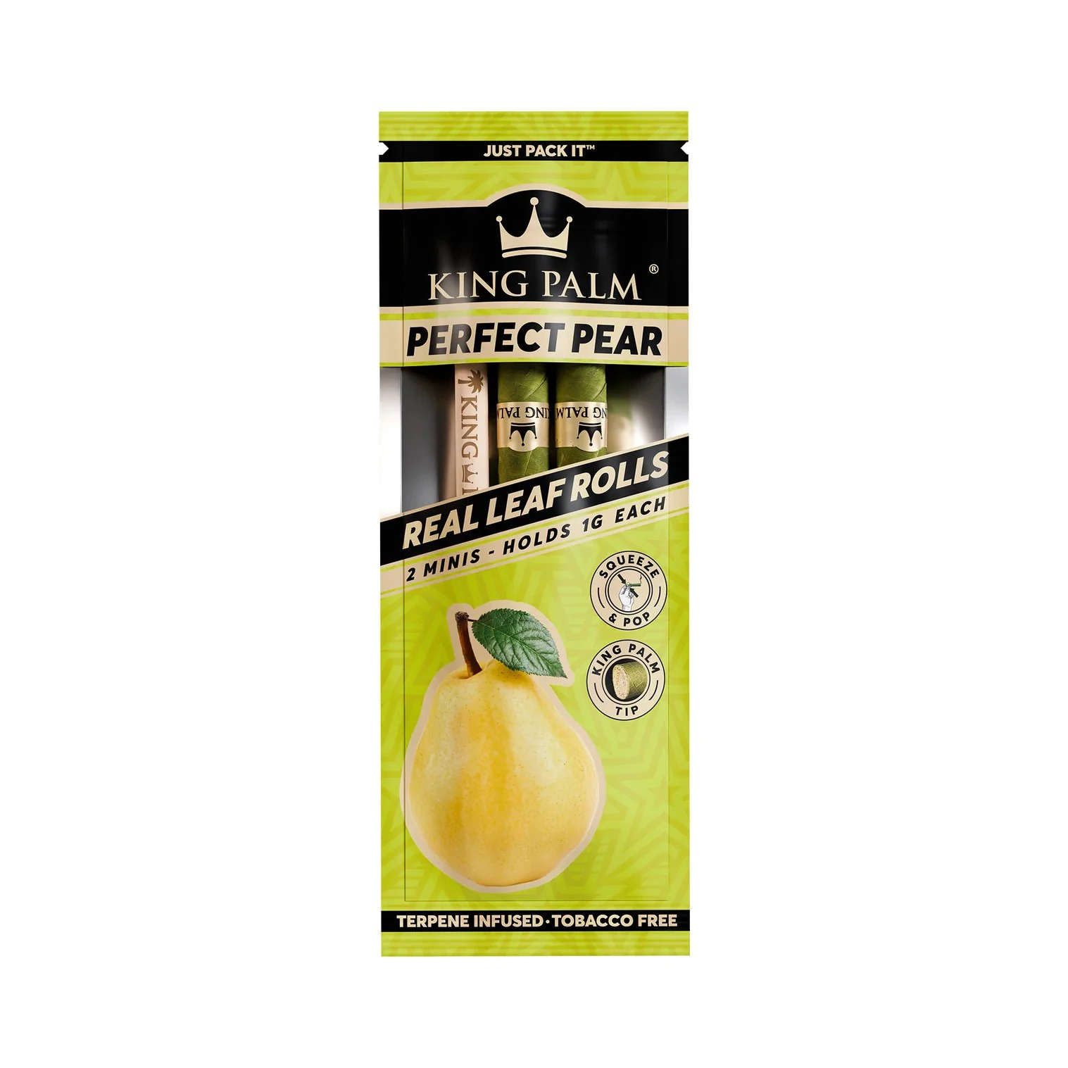 King Palm Mini Size - Perfect Pear 2pk