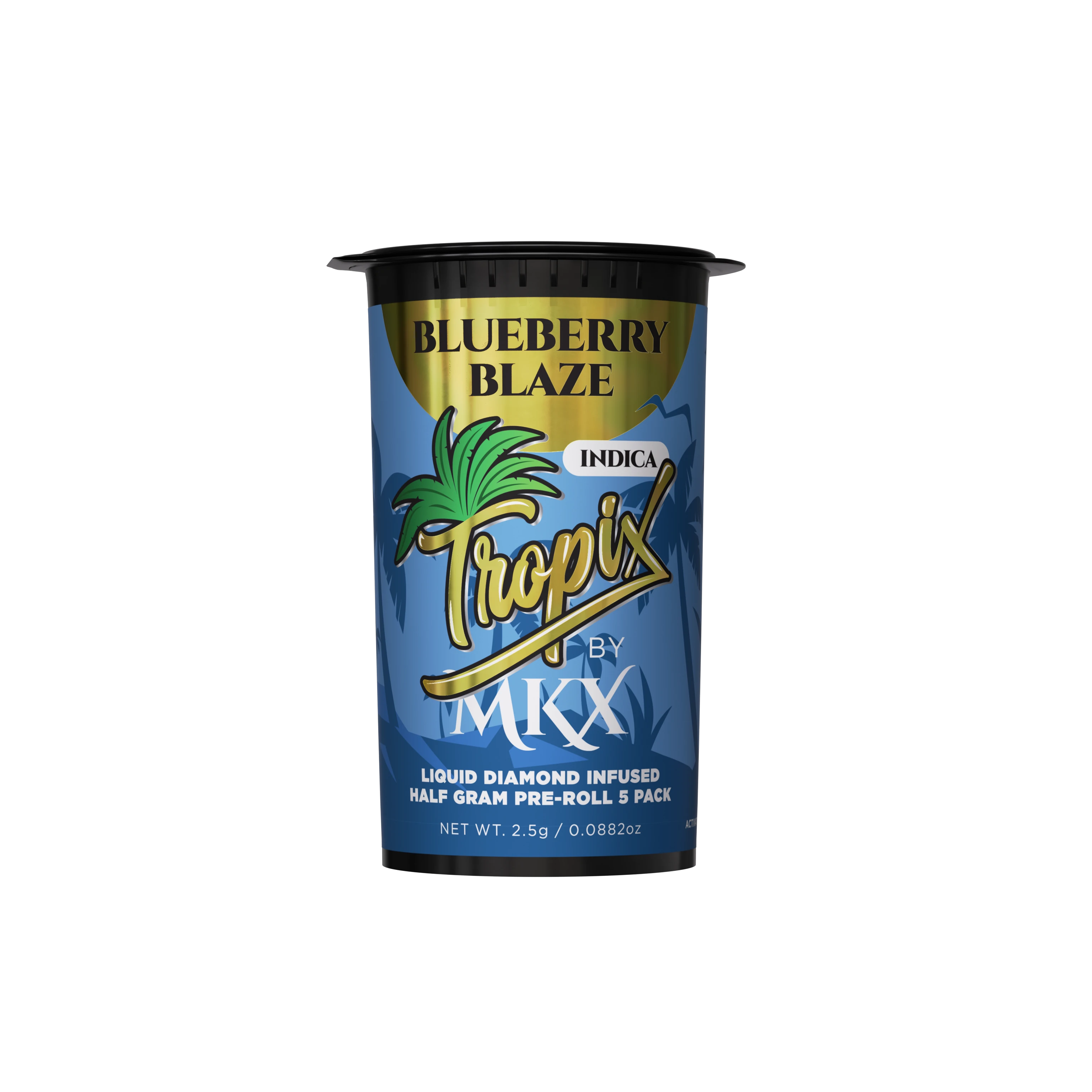 TropiX - Blueberry Blaze Infused Pre-Rolls 5pk 2.5g