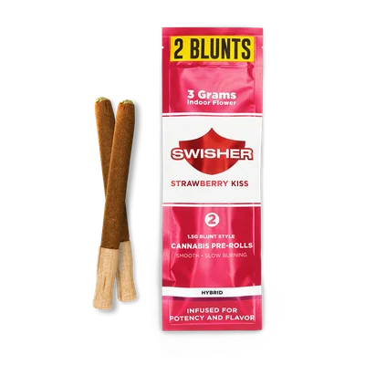 Swisher - Strawberry Kiss Infused Blunts 2pk 3g