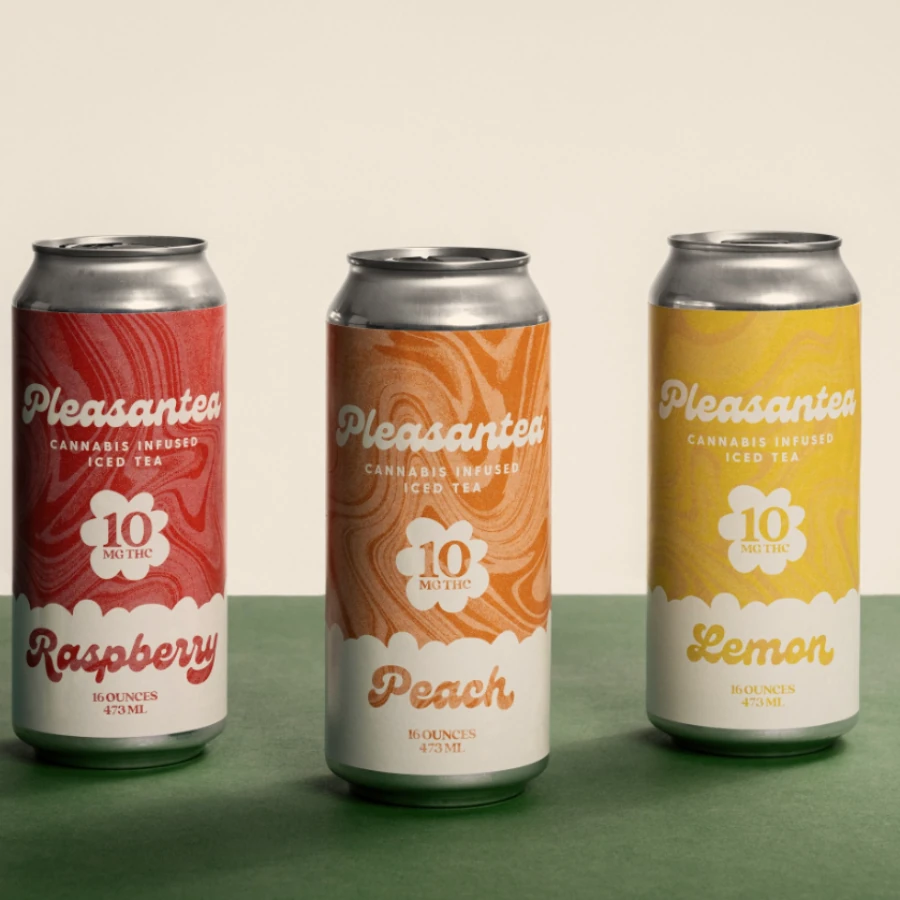 Pleasantea - Raspberry THC Iced Tea 10mg