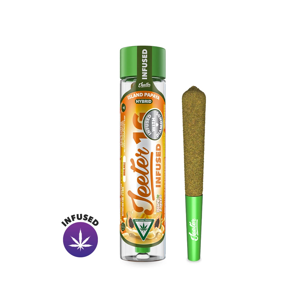 Jeeter - Island Papaya Quad Infused Pre-Roll 1g